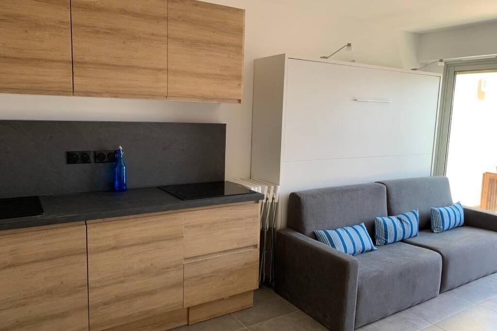 L'Effet Mer, Duplex Sur Le Port Avec Ses 2 Terrasses Vue Mer 耶尔 外观 照片
